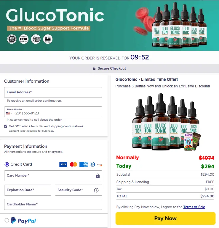 glucotonic order